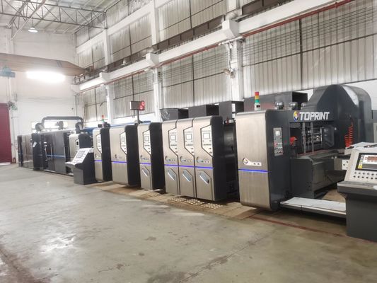 Carton Box Flexo Printer Slotter Die Cutter FFG Casemaker