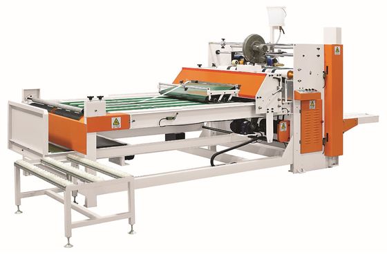 45m/Min Semi Auto Gluing Machine , Automatic Folding Gluing Machine 2.5kw