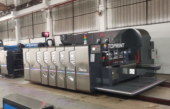 350 Sheets/Min Flexo Printer Slotter Die Cutter Machine Easy Operate