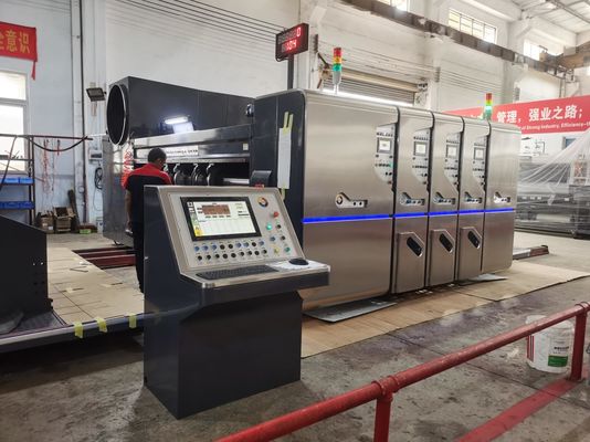 350 Sheets/Min Flexo Printer Slotter Die Cutter Machine Easy Operate