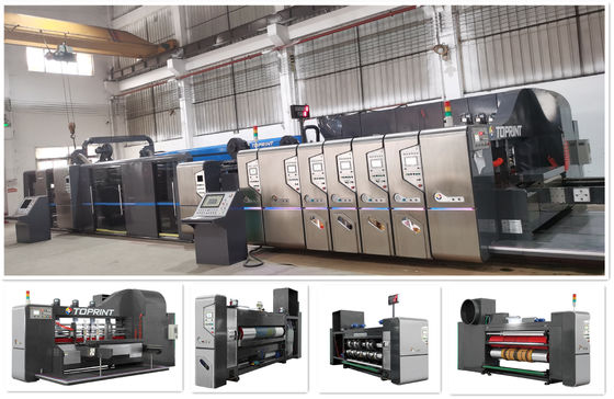 Starpack Corrugated Box Manufacturing Machine Servo Control 1 Years Warranty