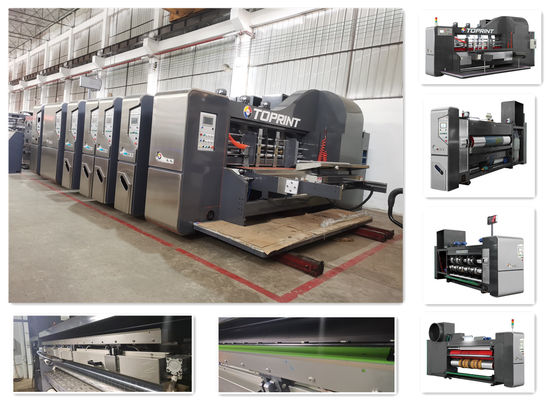 Paperboard Flexo Printing Slotting Machine Servo Control Register