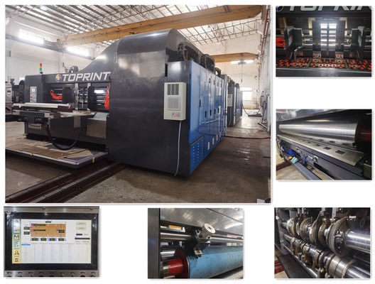 Paperboard Flexo Printing Slotting Machine Servo Control Register