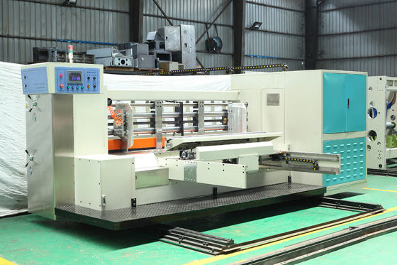 60mm Corrugated Box Printing Machine / Rotary Die Cutting Machine