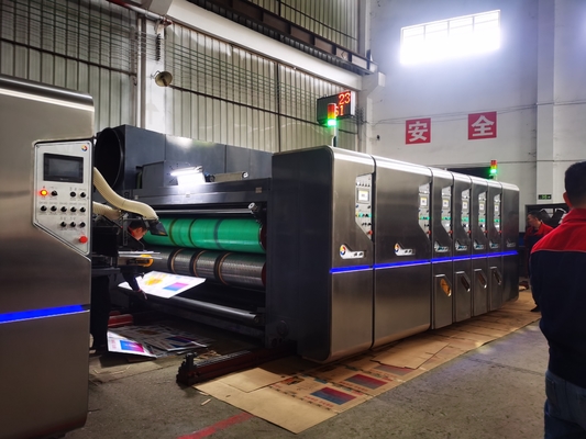 1200x2400mm High Speed Flexo Folder Gluer Machine Corrugated Carton Box Making Machine