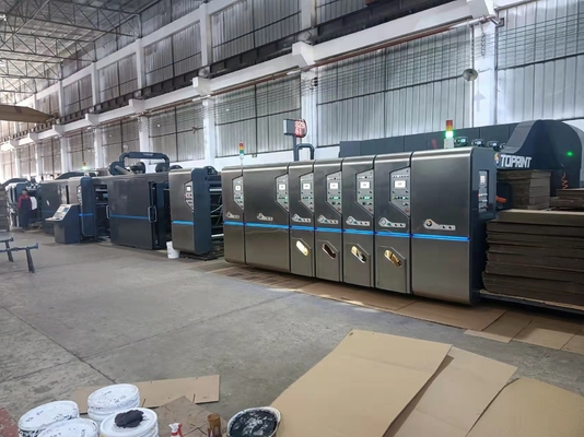 1200x2400mm High Speed Flexo Folder Gluer Machine Corrugated Carton Box Making Machine